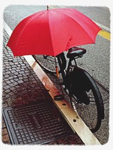 Bicycle Under Umbrella