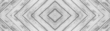 White Gray Wooden Pattern Square Rhombus Diamond Herringbone Texture Background Banner Panorama Long	

