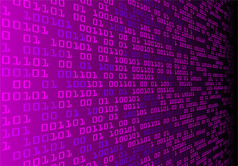 cyber binary circuit future technology concept background