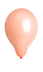 helium colored balloons isolated