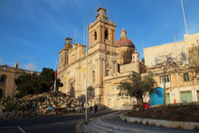 St Laurent Church In Vittoriosa In Malta