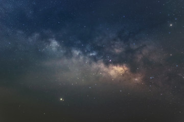 Wall Mural - detailed star on sky in milky way
