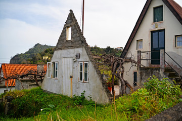 Wall Mural - old houses in the village