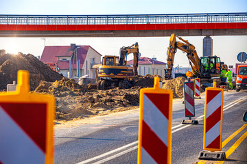 road construction site