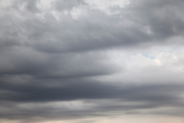 Beautiful storm clouds. Rain clouds