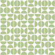 Seamless geometric pattern with semicircles. Mid century modern style. Vector abstract background.