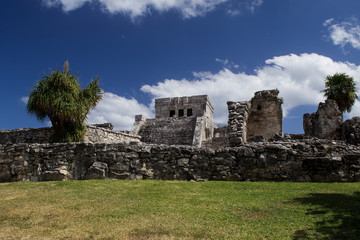 the ancient ruins of Tulum