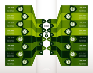 Wall Mural - Vector progress background. Template for diagram, graph, presentation and chart. Business concept with 16 options, parts, steps or processes. Abstract background. eps 10