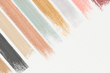 Sticker - Brush strokes background