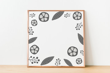 Sticker - styled botanical drawing decoration