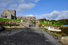 View Of The Ruined Burrishoole Friary: It Was A Dominican Friary In County Mayo, Ireland.