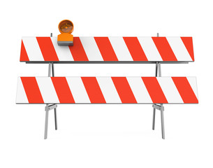 Poster - Under Construction Barrier Isolated