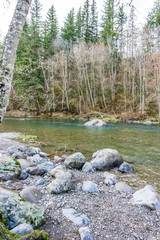 Rocks River And Trees 2