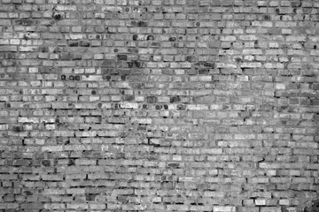 old gray brick wall