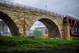 Fototapeta Na drzwi - old bridge over the river