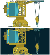 Construction Crane Illustrations