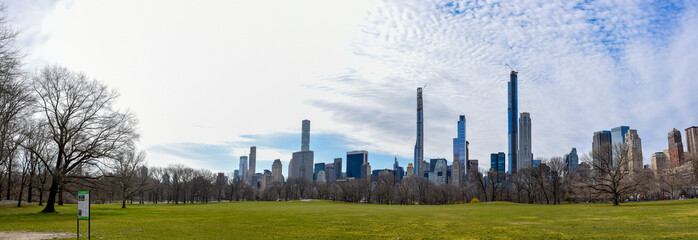 Wall Mural - Sheep's Meadow in Central Park panorama