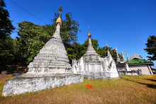 Wat Muai Tor The Famous Temple Of Chedi Built In 1923 Located In Mueang District, Mae Hong Son, Thailand