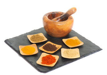 Wall Mural - spices in studio
