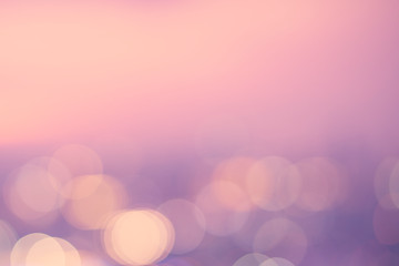 Pastel pink bokeh lights