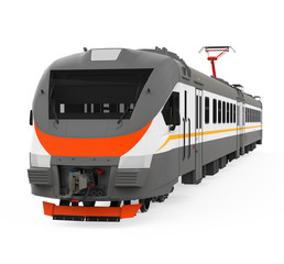 Wall Mural - Electric Train Isolated