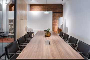 interior meeting room in modern space office