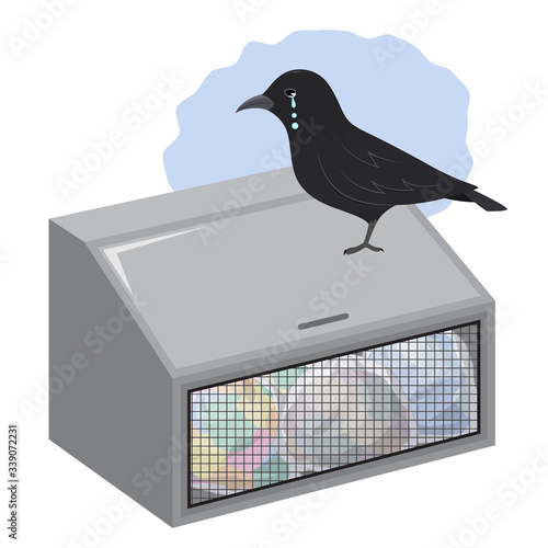 304 Crying Bird Sad Wall Murals Canvas Prints Stickers Wallsheaven