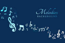 Musical Notes Background