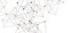 © antishock - Line points connections, triangular technology design. Abstract geometric background