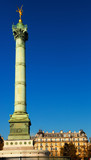 Fototapeta Paryż - View of July column at Bastille square
