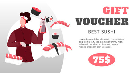 Poster - Best Sushi Voucher Banner