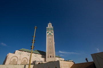 Wall Mural - Beautiful view upon maroccan mosque