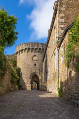 Wall Mural - dinan, france. fortress gate jerzual