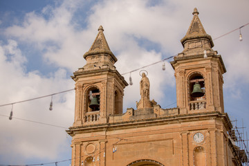 Wall Mural - Beautiful old historic cathedral in malta