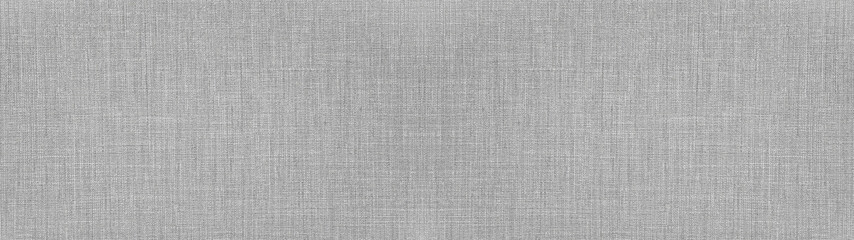 Aufkleber - Gray bright natural cotton linen textile texture background banner panorama