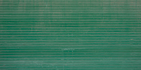 Wall Mural - green vintage door roll up metal texture background