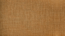 Caramel Brown Natural Cotton Linen Textile Texture Background