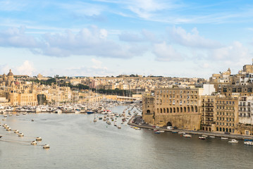 Poster - Malta / Malta. 03.09.2015.Valletta, Capital of Malta View from the Harbor Bridge