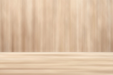 Wall Mural - Wooden floor with wood background.