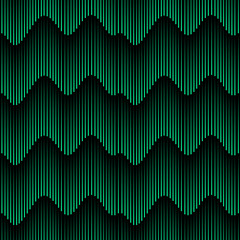 Wall Mural - Vector geometric seamless pattern. Modern geometric background. Repeating geometric background with curving wavy lines.