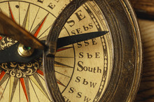 Close Up View Of The Compass