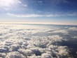 Aerial View Of Cloudscape Over Sea