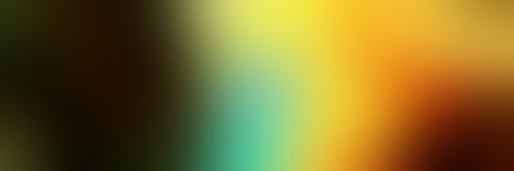 Fototapete - abstract blur backdrop with golden rod, dark sea green and very dark green colors. blurred design element can be used for your project as wallpaper, background or texture