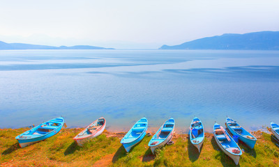 Beysehir Lake in Konya, Turkey. 