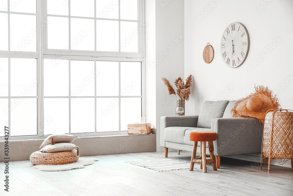 Interior of beautiful modern living room