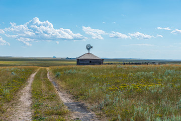 Wall Mural - church in the field