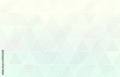 Mata magnetyczna Subtle triangle modern abstract background. Pastel blue mosaic pattern. Light crystal geometric texture.