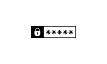 Password Protection Icon, Password Vector Icon