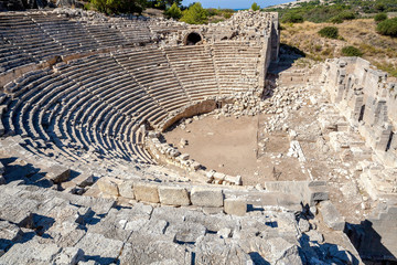 Theater in the ancient city of Patara, Antalya, Turkey.