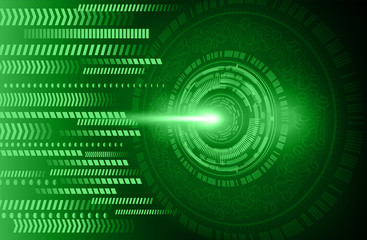 green cyber circuit future technology concept background